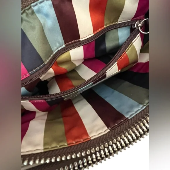 RARE Vintage Coach Legacy Metallic Leather Bridgit Clutch Purse Limited Edition - Picture 8 of 16